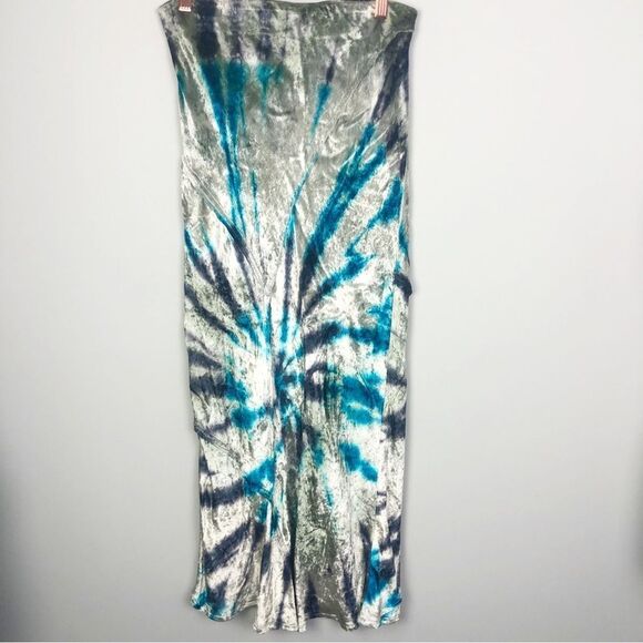 FREE PEOPLE | Serious Swagger Velvet Midi Elastic Waist Skirt Women’s Size Small - Picture 4 of 11